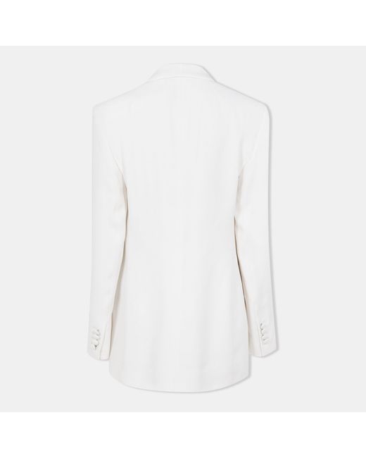 Boss White Jirea Tailored Formal Jacket