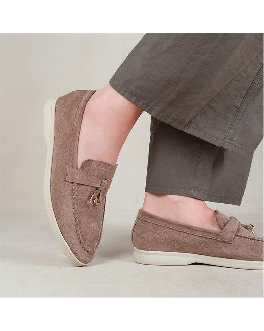 Where's That From Multicolor Pegasus Wide Fit Slip On Trim Loafers With Accesso