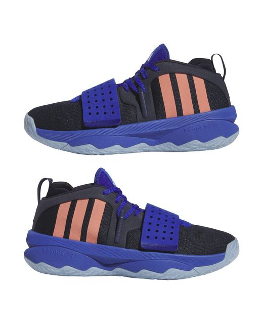 Adidas Blue Dame Basketball Trainers for men