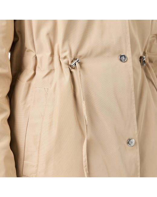 Ralph Lauren Black Water-Resistant Adjustable Rain Anorak