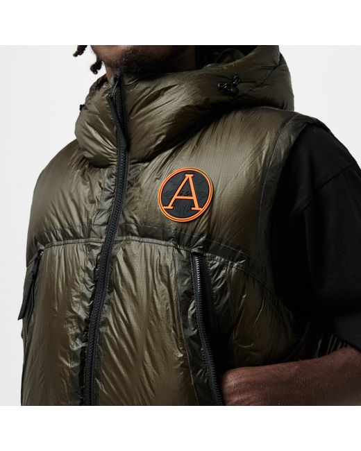 ARCTIC ARMY Green Cryoshell Insulated Heavyweight Gilet for men