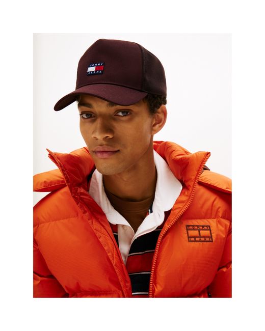 Tommy Hilfiger Brown Heritage Mesh Adjustable Trucker Cap