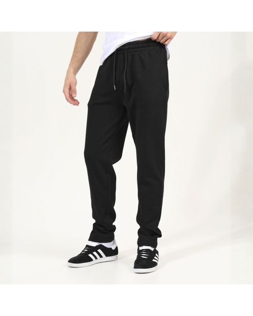 Brave Soul Black Bs Straight Leg Open Hem Jogging Bottoms for men