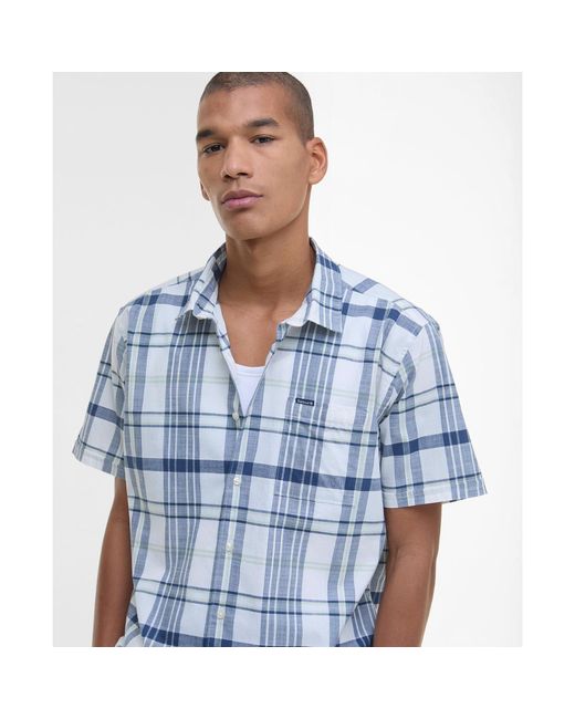 Barbour Blue Grassbeach Shirt for men