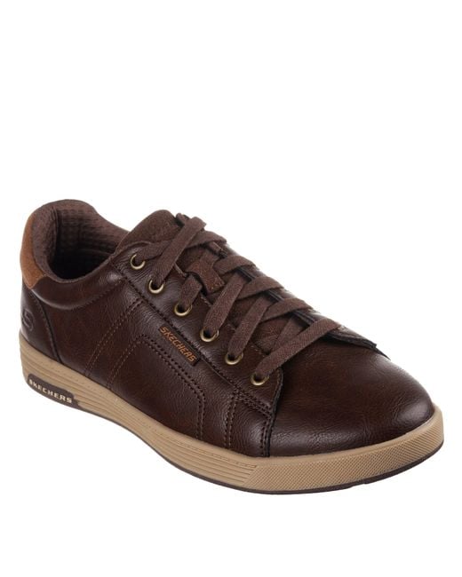 Skechers Brown Cavell Court Classic Trainer for men