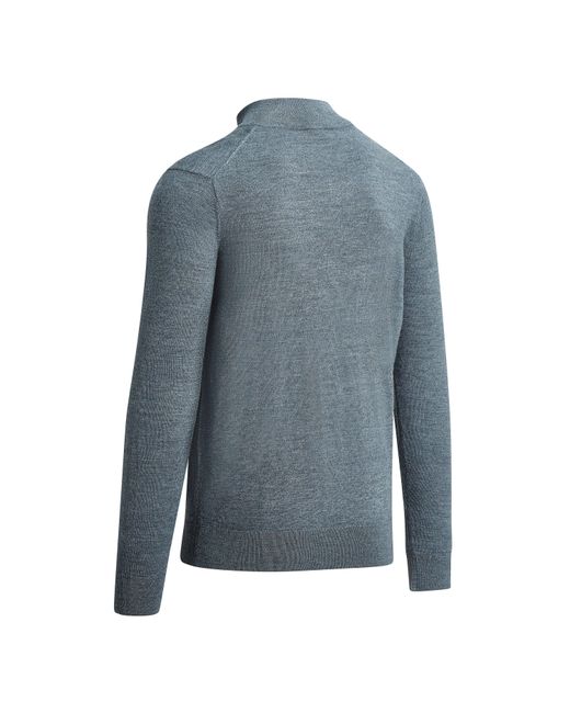 Callaway Apparel Blue Zip Sweater for men
