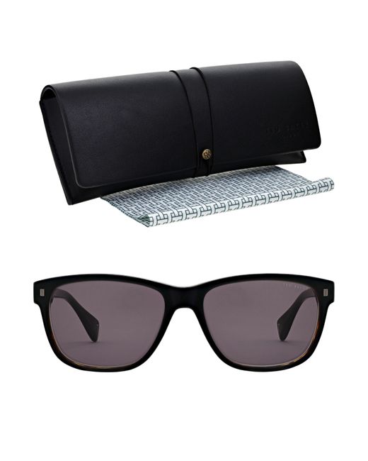 Ted Baker Brown Dayton Rectangle Sunglasses for men