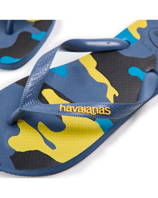Havaianas Blue Top Camo Moss Flip Flops