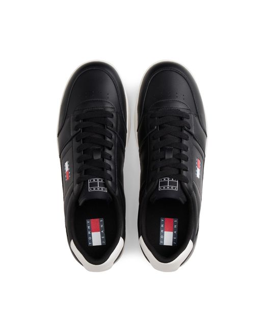 Tommy Hilfiger Black Low-Top Trainers for men