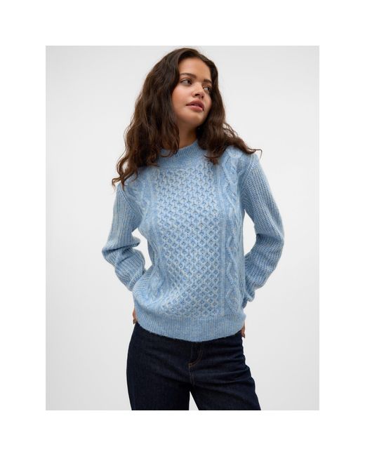 Vero Moda Blue Universe Crew Neck Jumper