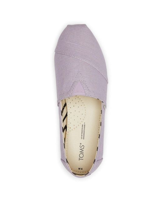 TOMS Purple Alpargata Classic Espadrilles Size 3.5