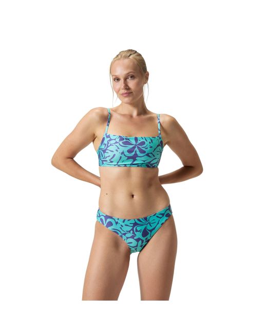 Speedo Blue Printed Adjustable Thinstrap 2 Piece