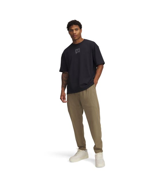 Under Armour Gray Vented Tapered Trousers for men