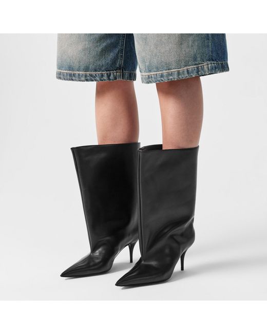 Balenciaga Black Heeled Ankle Boots
