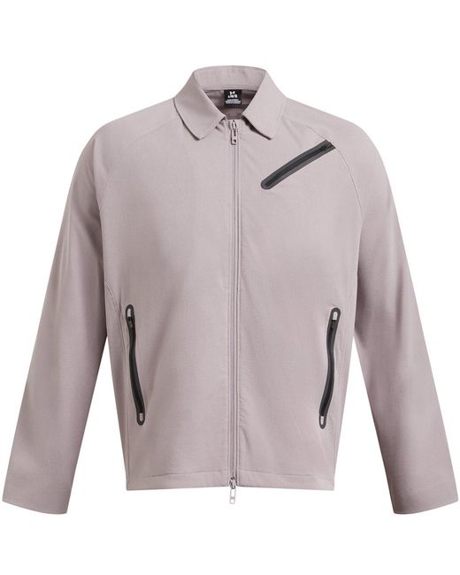 Under Armour Gray Vented Midweight Bomber Jacket for men