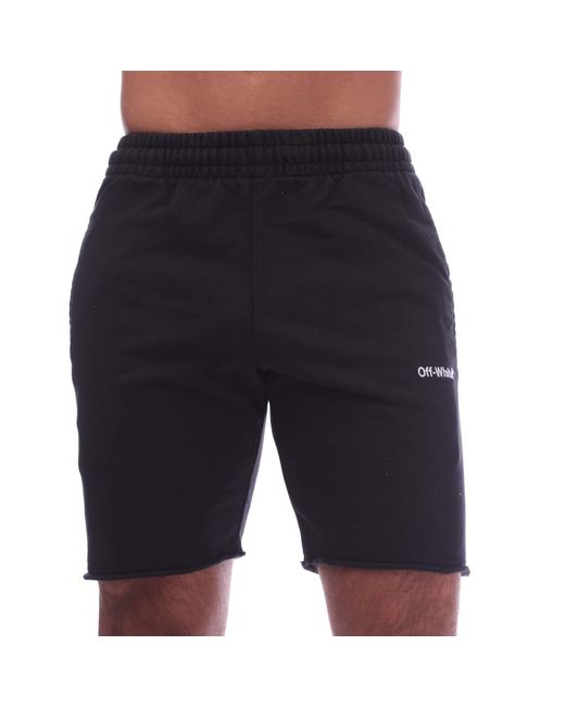Off-White c/o Virgil Abloh Blue For All Sweat Shorts for men