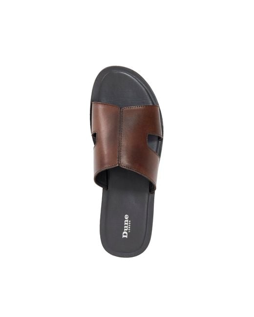 Dune Brown Ibes Flat Sandal for men