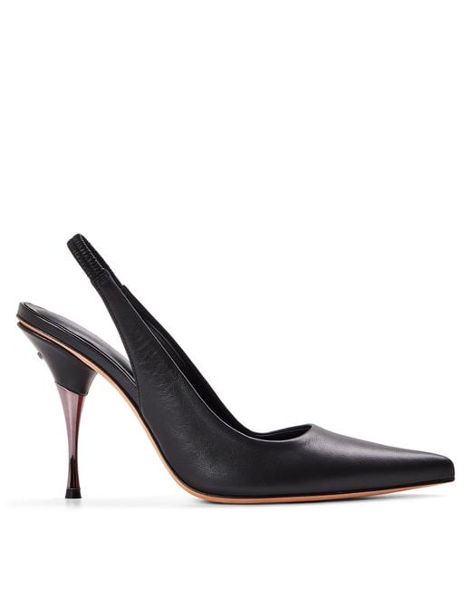 Boss Blue Stiletto Heeled Sandals