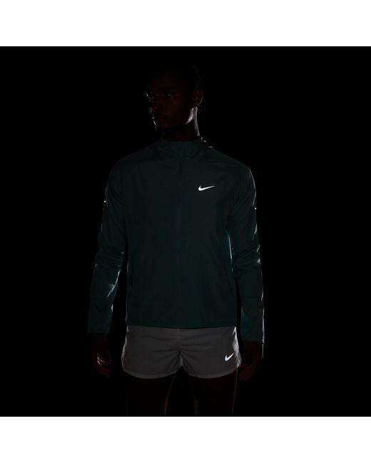 Nike Blue Miler Repel Running Jacket for men