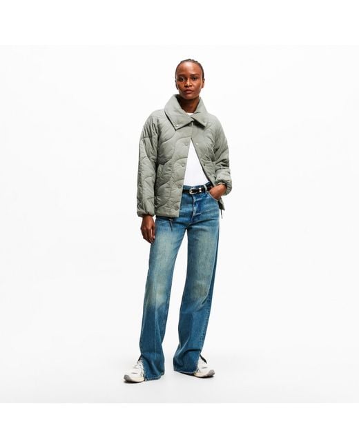 Varley Green Quilted Jacket
