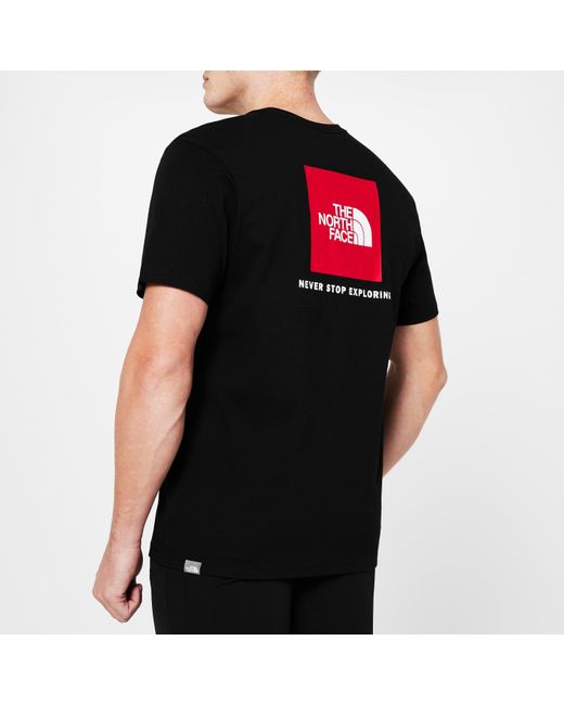 The North Face Black Short Sleeve Box Tee for men