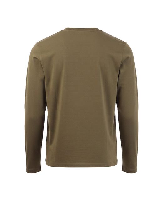 C P Company Green 30/1 Jersey Logo T-Shirt for men