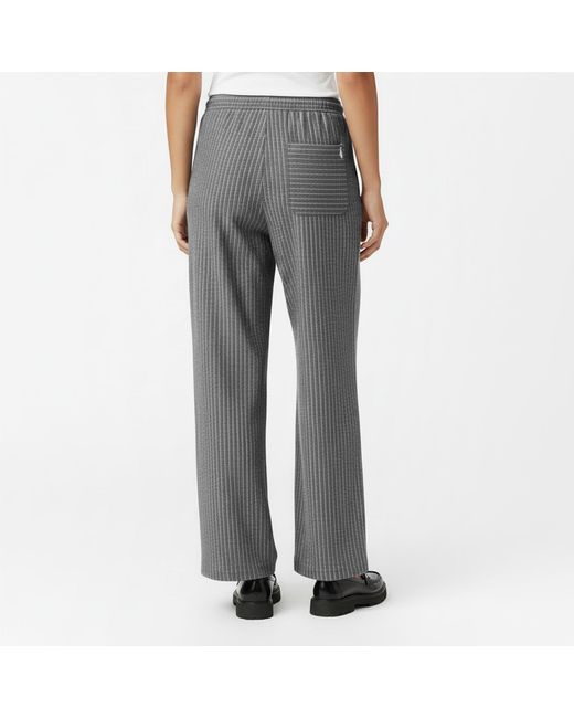Jack Wills Gray Pinstripe Tailored Trousers