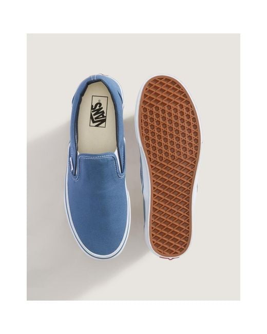 Vans Blue Authentic Slip Canvas Trainers for men