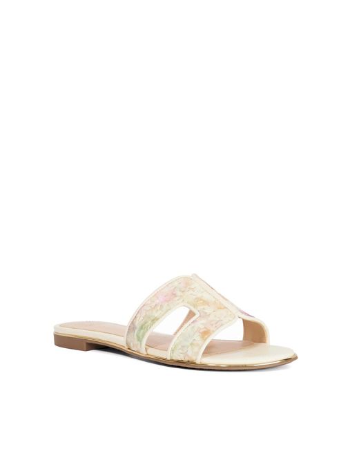 Dune Natural Ludlows Flat Sandals