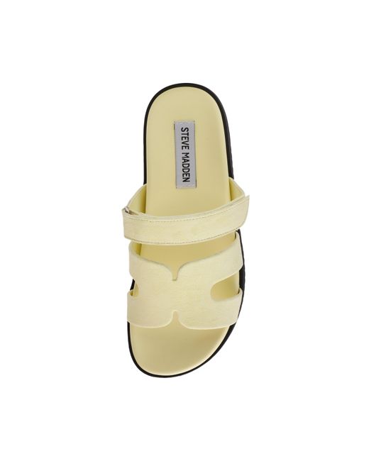 Steve Madden Yellow Missile Flat Sandals