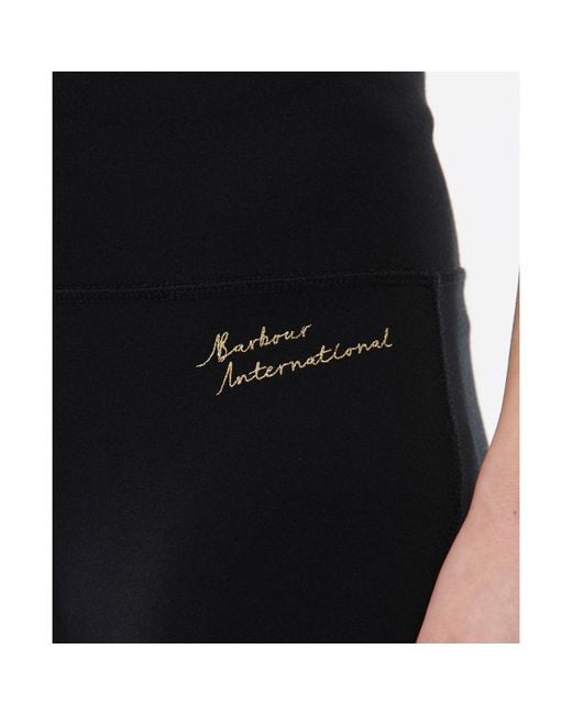 Barbour Black Supra Leggings