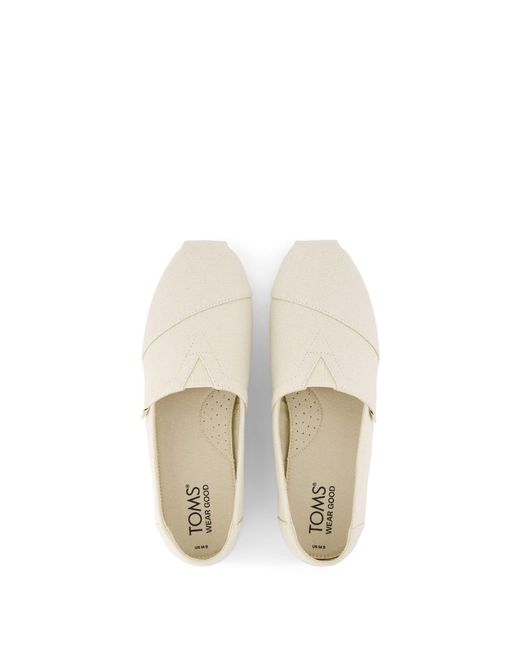 TOMS Natural Alpargata Classic Espadrilles Size 10 for men
