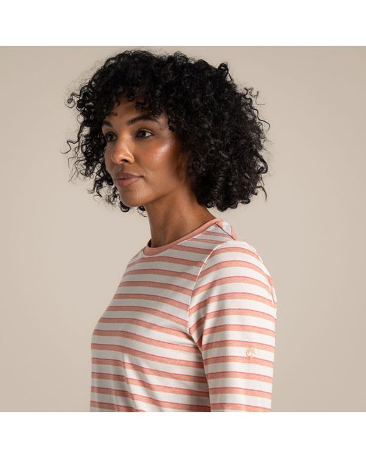 Craghoppers Evans Pink Nosi Life Akona Long Sleeve Top
