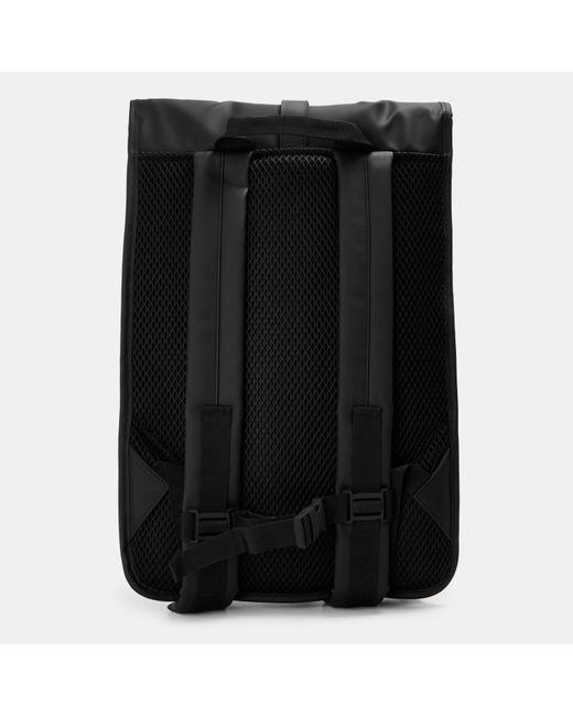 Rains Black Rolltop Rucksack