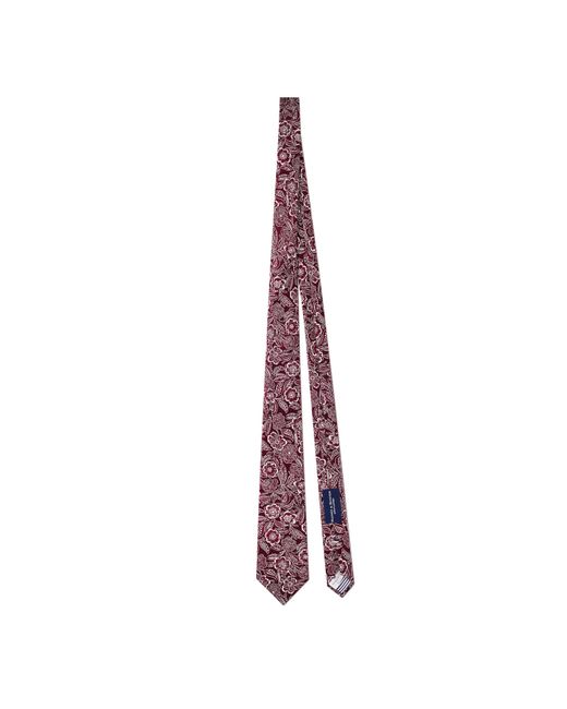 Haines and Bonner Purple Silk Tie for men