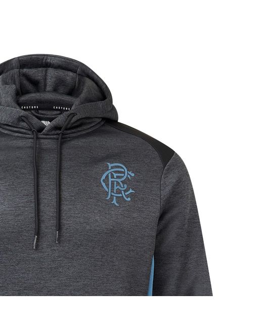 Castore Blue Rangers Hoodie Adults for men