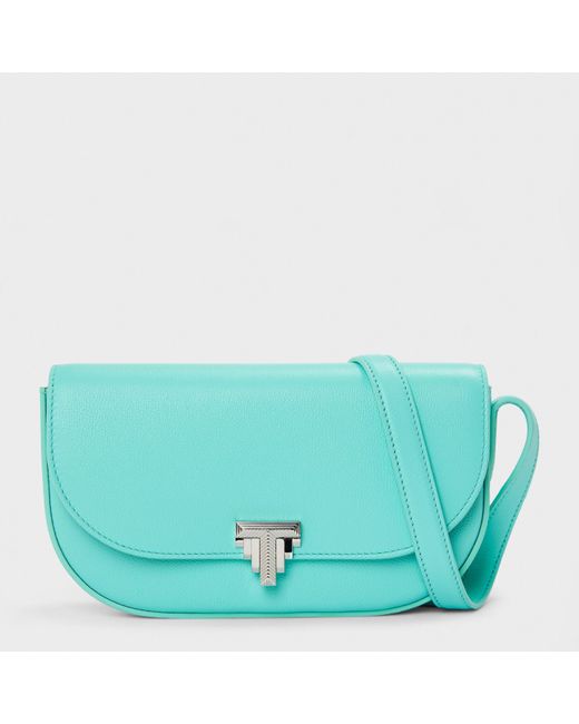 Tiffany & Co Blue Wallet Crossbody 99 Convertible Chain Strap Wallet On Chain