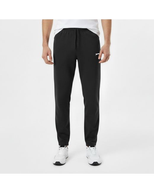 Slazenger 1881 Black Jersey Jogging Bottoms for men
