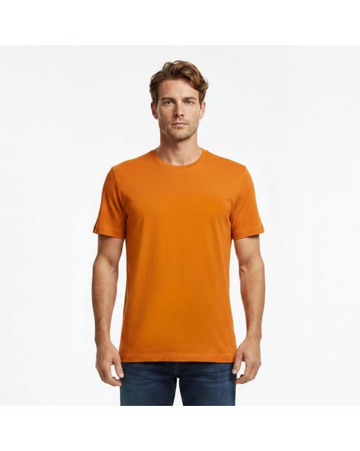 Boss Orange Tales T-Shirt With Logo Patch Premium Cotton for men