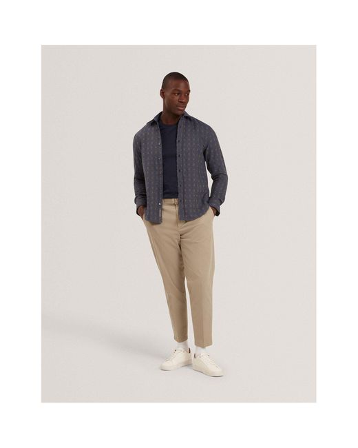 Ted Baker Blue Long Sleeve Shirt for men