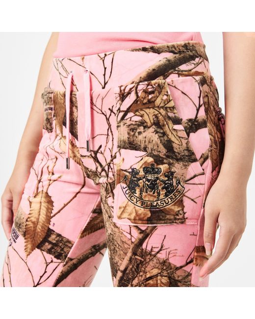 Pleasures Pink X Juicy Couture Realtree Velour Track Pants