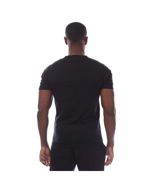 C P Company Black Oversized Padded Coach Jacket for men