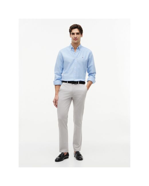 Tommy Hilfiger Gray Denton Chinos for men