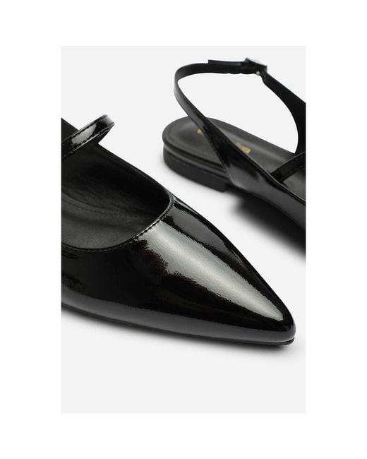 Where's That From Multicolor Where's Pointed Toe Mary Jane Open Back Ballet Flats