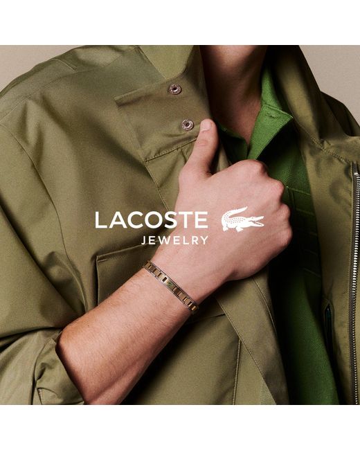 Lacoste Metallic Metropole Edge Bracelet for men
