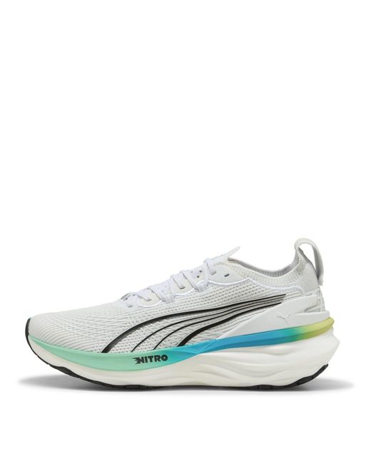 PUMA Blue Foreverrun Nitro 2 Everyday Stable Road Running Shoes for men