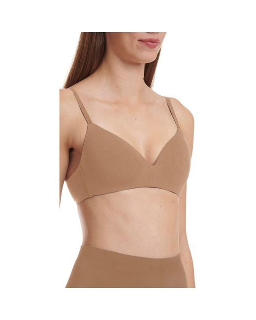 Wolford Brown Beauty Cotton Skin Bra