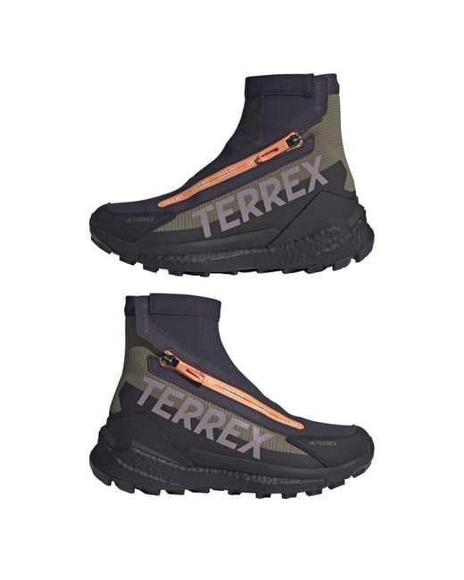Adidas Blue Terrex Free Hiker Non-Waterproof Hiking Shoes