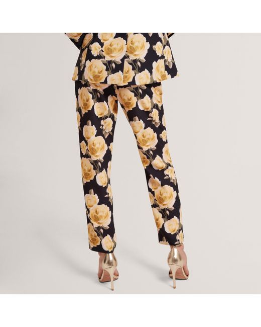 Ted Baker Black Tapered Tailored Trousers