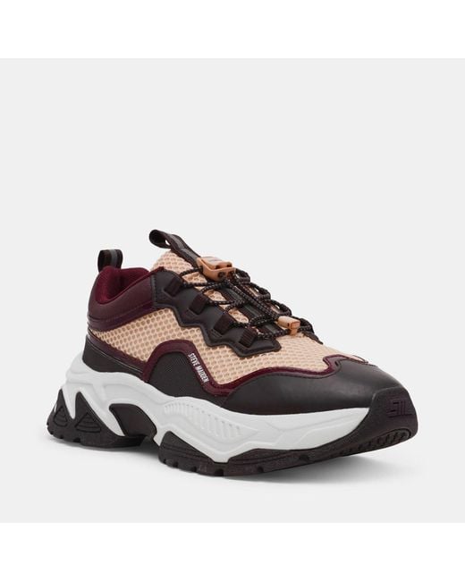 Steve Madden Brown Android-E Chunky Trainers